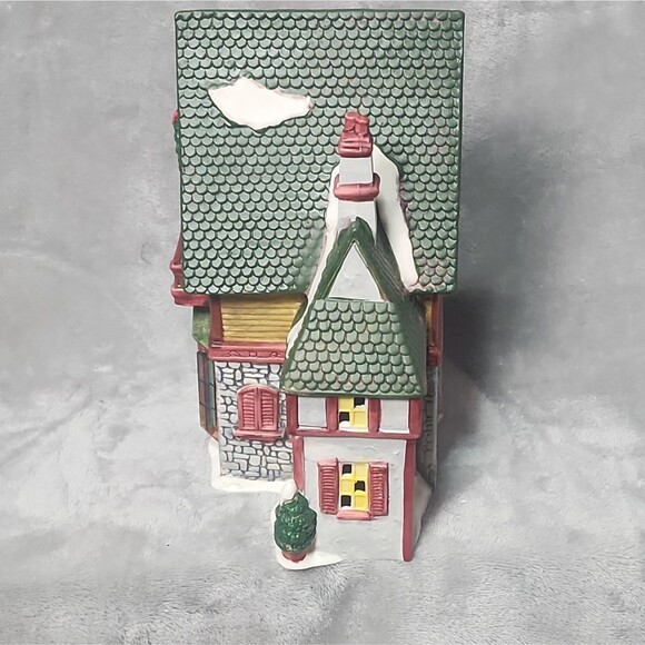 Holiday Traditions Lighted Porcelain House Item #997367-MMI - Picture 3 of 7